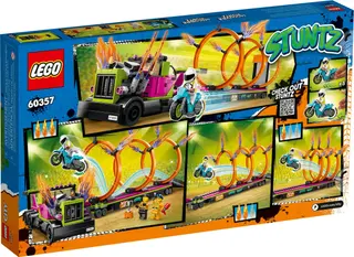 Stunttruck- en vuurringuitdaging