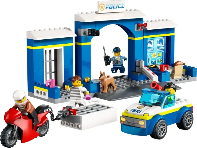Poursuite au poste de police
