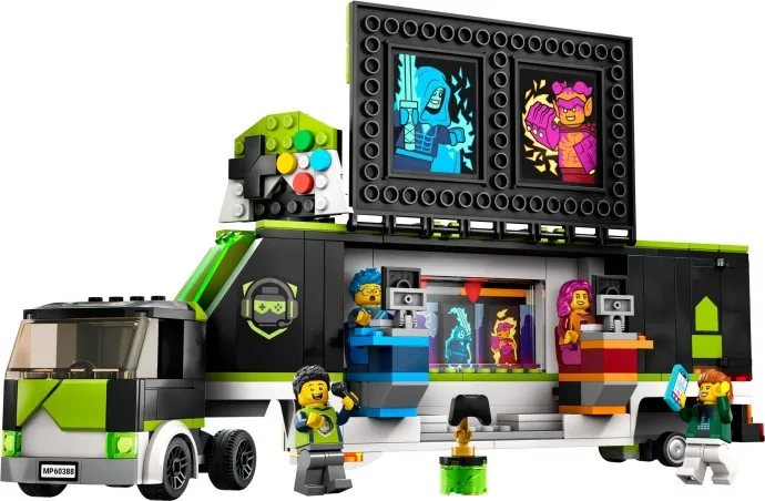 Camion de tournoi de jeux