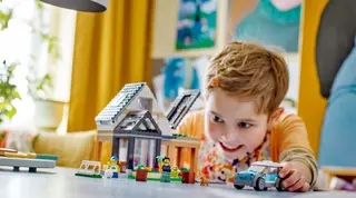 Einfamilienhaus und Elektroauto