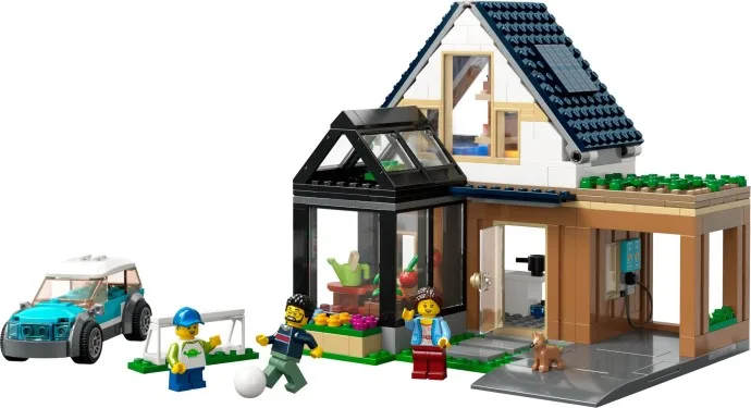 Einfamilienhaus und Elektroauto