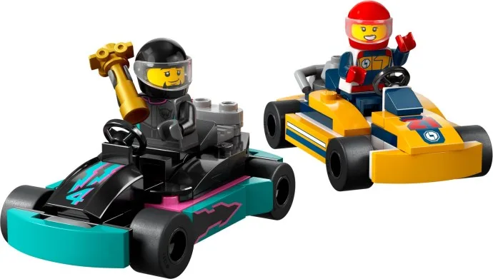Karts et pilotes de course