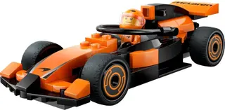 Formel-1-Fahrer mit McLaren-Rennwagen