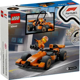 Formel-1-Fahrer mit McLaren-Rennwagen