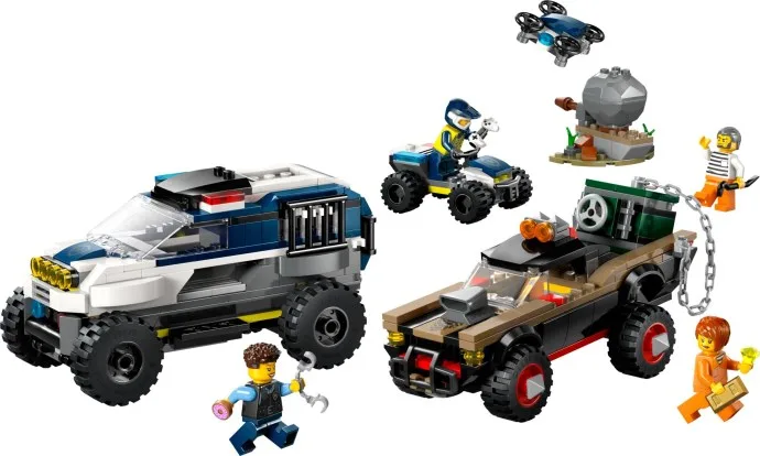 Off-Road Police Car Chase
