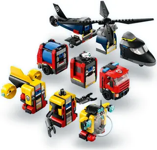 Helikopter-, Feuerwehrwagen- und U-Boot-Remix