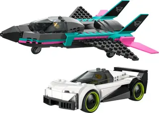 Jet contre voiture
