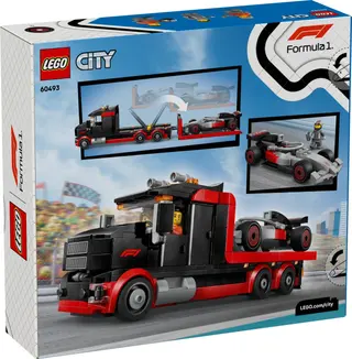 F1-demonstratietruck met Audi F1-raceauto