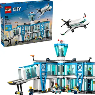 Flughafen mit Flugzeug