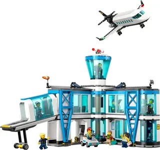 Flughafen mit Flugzeug