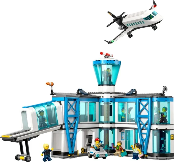 Flughafen mit Flugzeug