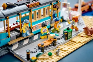 Tramway de plage classique