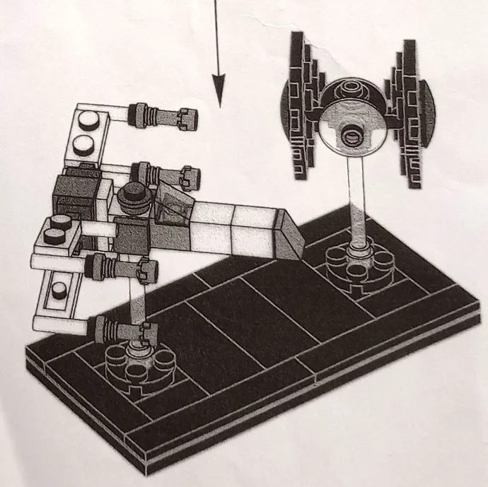 X-Wing and TIE Fighter