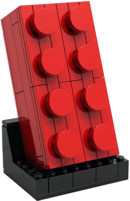 Brique rouge 2x4 à construire