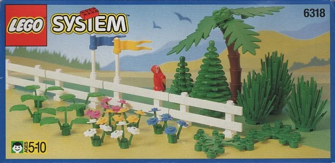 Blumen, Bäume und Zäune