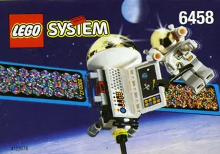 Satellite avec astronaute