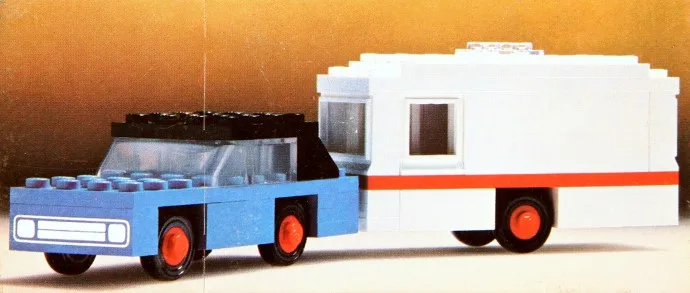 Auto en caravan