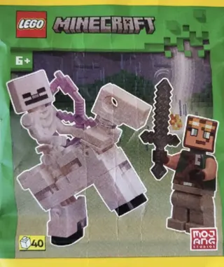 Held met skeletruiter