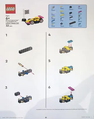 F1 ACADEMY LEGO Raceauto