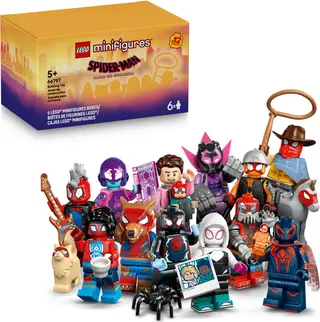 Figurines LEGO - Spider-Man : Série À travers le Spider-Verse {Boîte de 6 paquets aléatoires}
