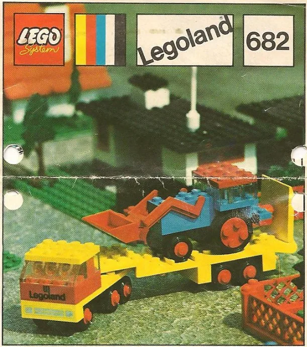 Dieplader en tractor