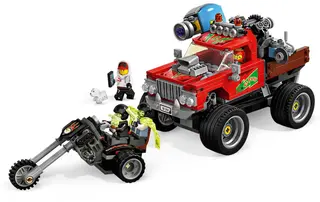 Le camion de cascade d'El Fuego