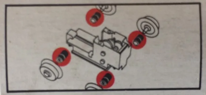 bagues de moteur
