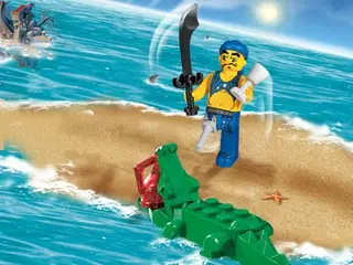 Scurvy Dog and Crocodile