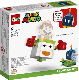 De clownauto van Bowser Jr.
