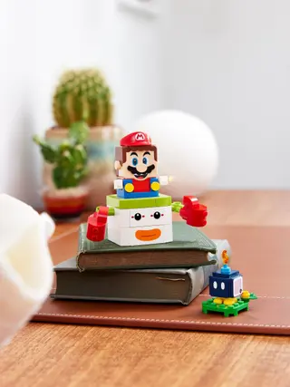De clownauto van Bowser Jr.