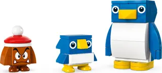 Schneeabenteuer der Pinguinfamilie