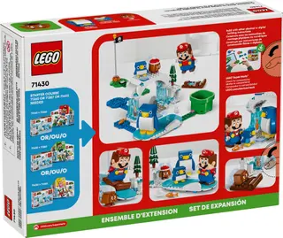 Schneeabenteuer der Pinguinfamilie
