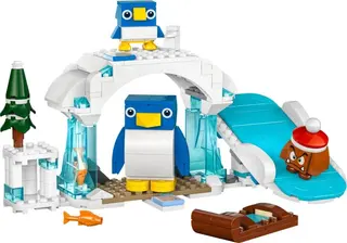 Schneeabenteuer der Pinguinfamilie