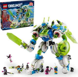 Mateo et Z-Blob le Mech de combat chevalier