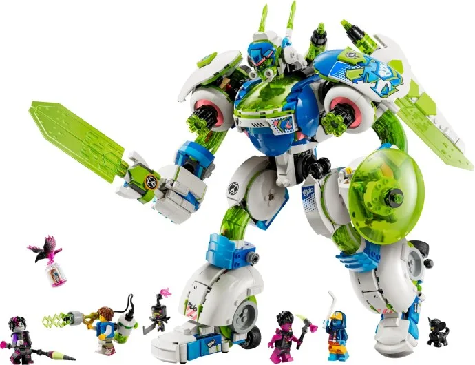 Mateo et Z-Blob le Mech de combat chevalier