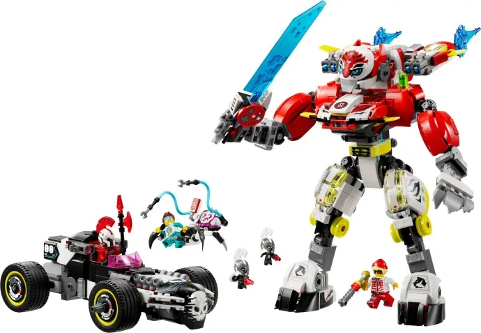 Coopers Tiger Mech & Zeros Hot Rod Car