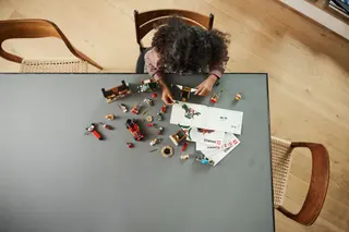Kreative Ninja-Bausteinbox