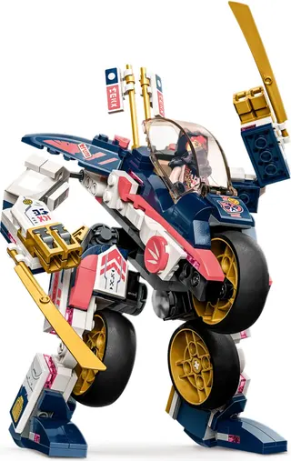Le robot de course transformable de Sora