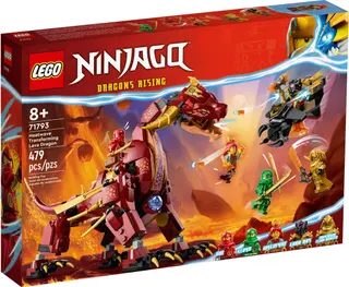 Dragon de lave transformable en vague de chaleur