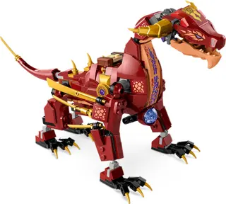 Dragon de lave transformable en vague de chaleur