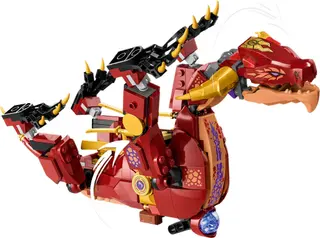 Dragon de lave transformable en vague de chaleur
