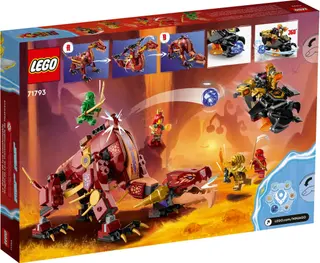 Dragon de lave transformable en vague de chaleur