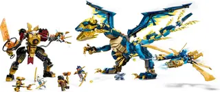 Elementardrache gegen den Kaiserin-Mech