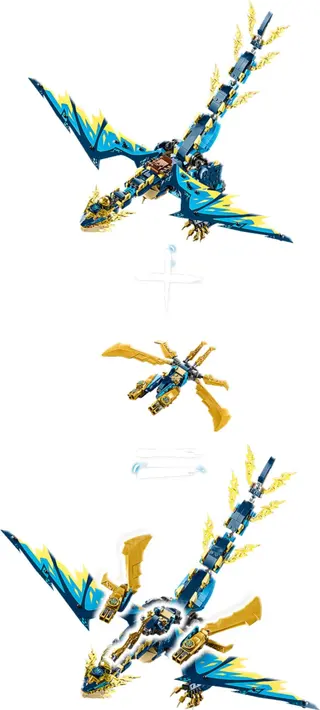 Elementardrache gegen den Kaiserin-Mech