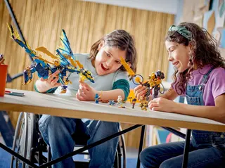 Elementardrache gegen den Kaiserin-Mech