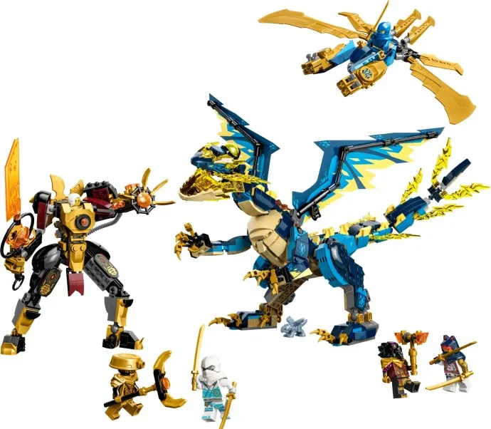 Elementardrache gegen den Kaiserin-Mech