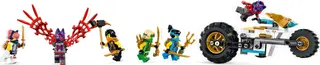 Véhicule combiné de l'équipe Ninja