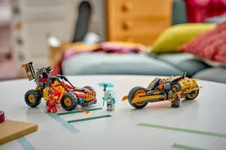 Les véhicules combinés de Kai et Cole