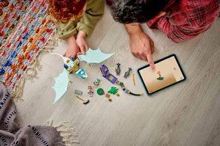 Combat contre le dragon de glace de Zane