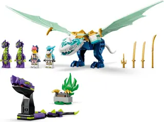 Combat contre le dragon de glace de Zane